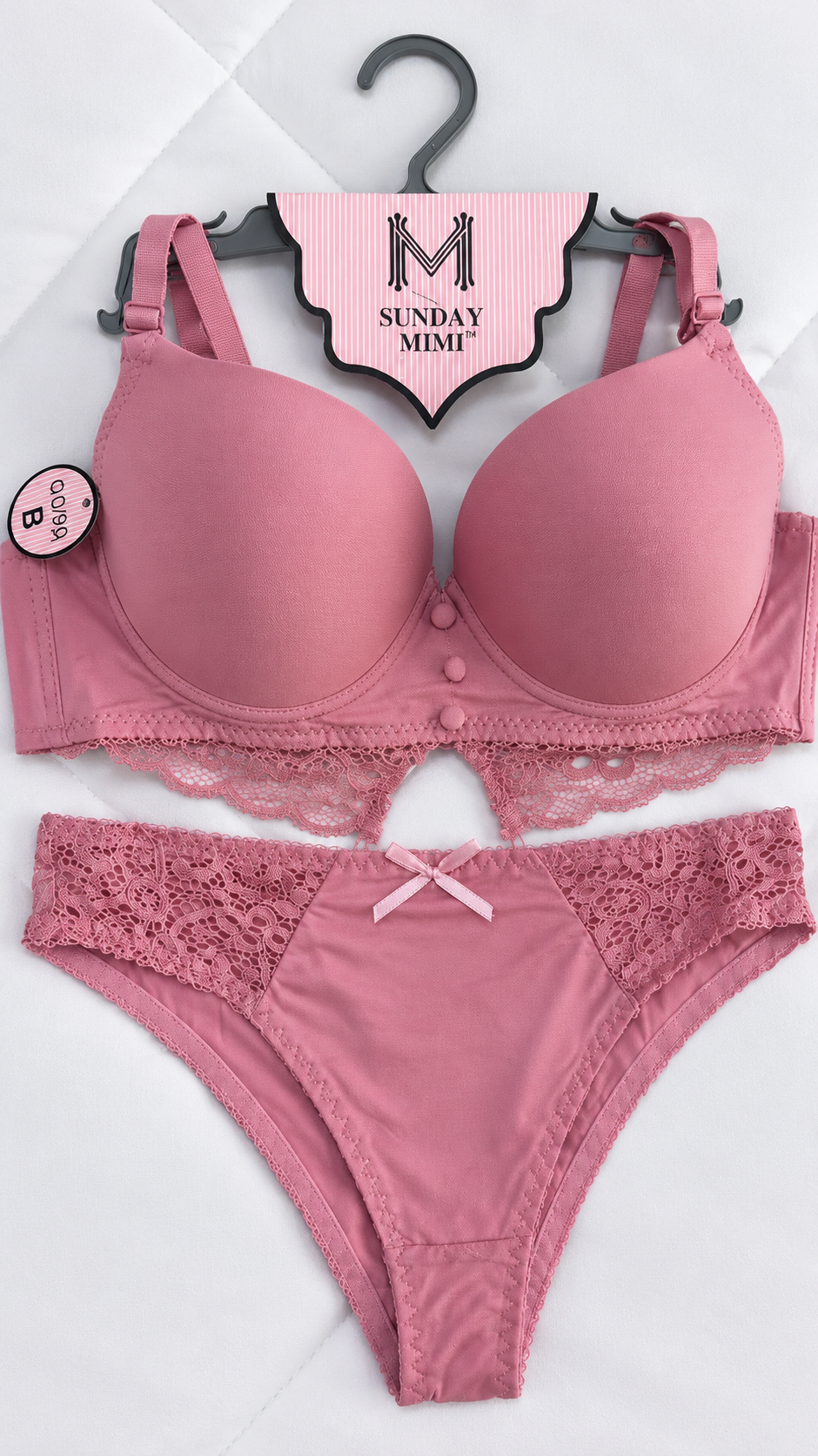 Pack of 3 Nude Elegance Lace Comfort Bra & Panty Set