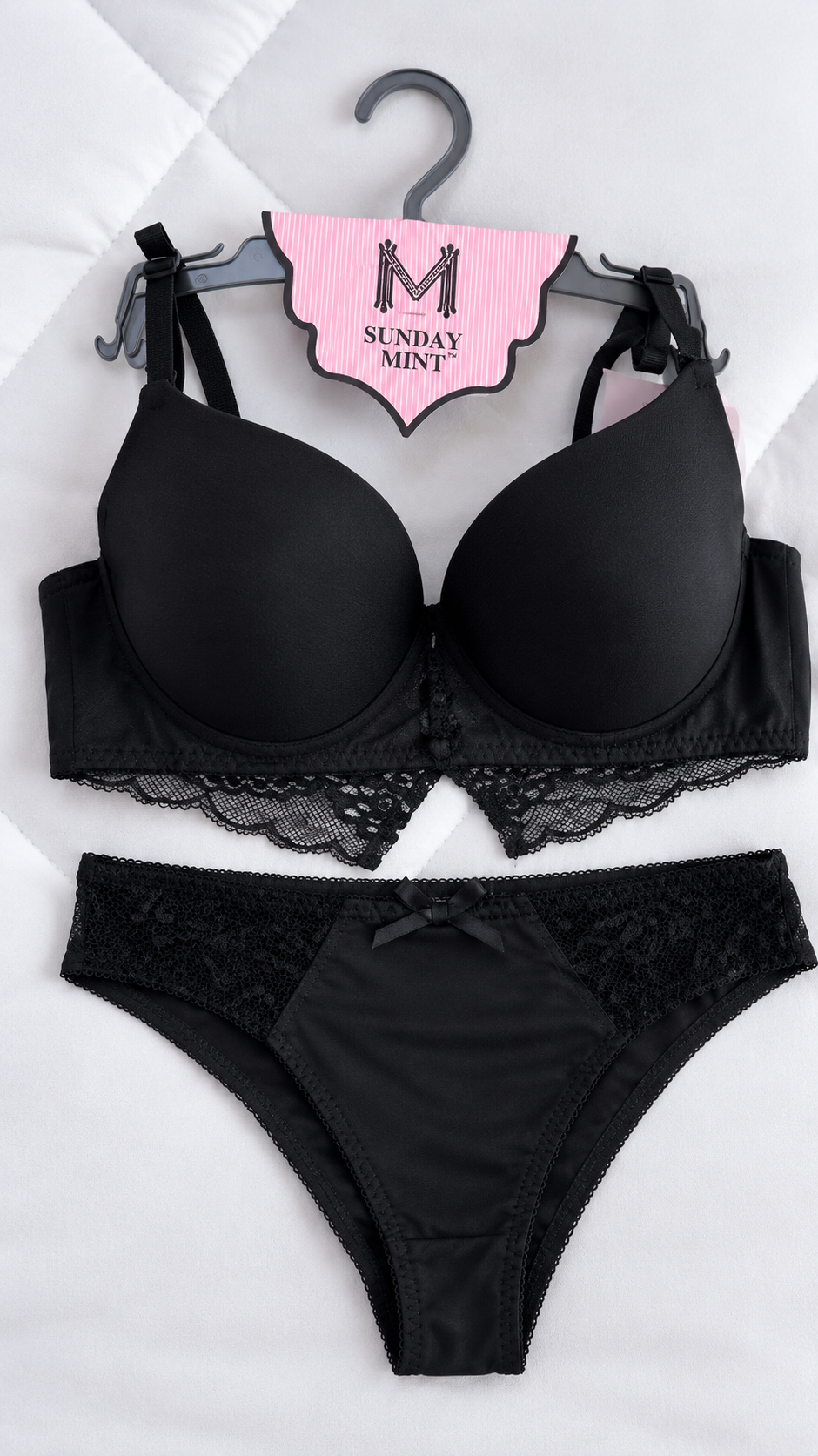Pack of 3 Nude Elegance Lace Comfort Bra & Panty Set