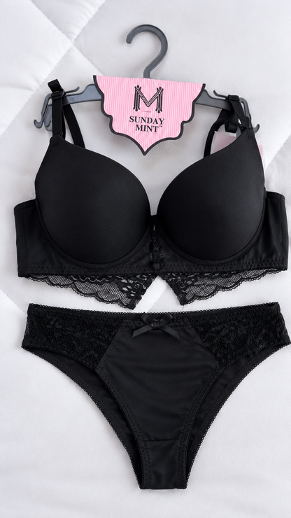 Pack of 3 Nude Elegance Lace Comfort Bra & Panty Set