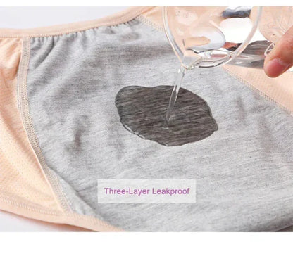 Pack of-2 Seamless Anti-Leak Menstrual Period, Leak-Proof Panties